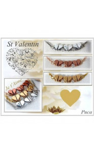 Free pattern Par Puca® Beads - Necklace St Valentin